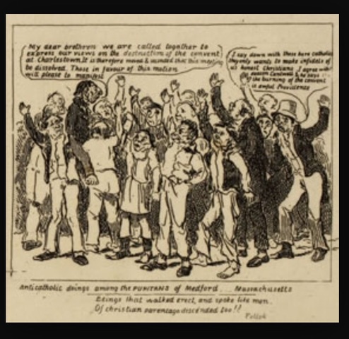 Anti-Catholic riot in Boston