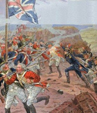 Napolon forces the British out of Toulon