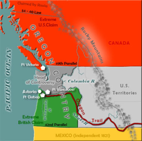Oregon Territory part of US