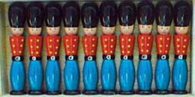 Patrick (dad) Brings a set of Toy Soldiers from Leeds for Branwell