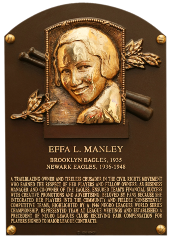 Effa Manley Inducted to Baseball Hall of Fame
