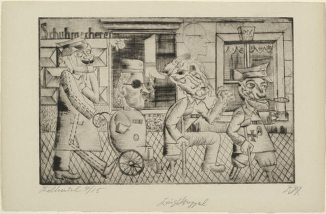 War Cripples (Kriegskrüppel) by Otto Dix