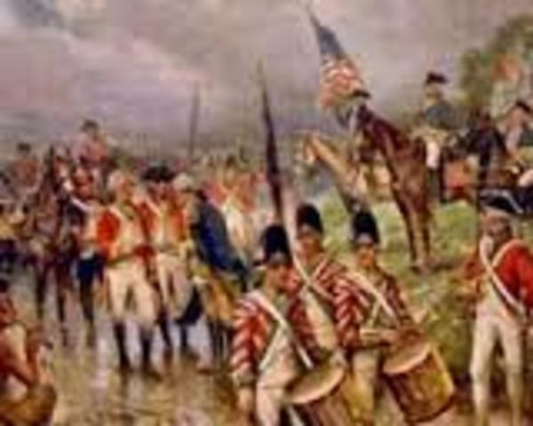 British surrender of 5,700 troops at Saratoga