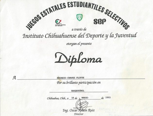 Participación en Básquet bol