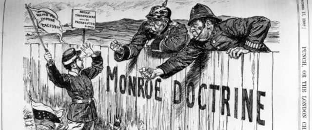 The adoption of the Monroe Doctrine