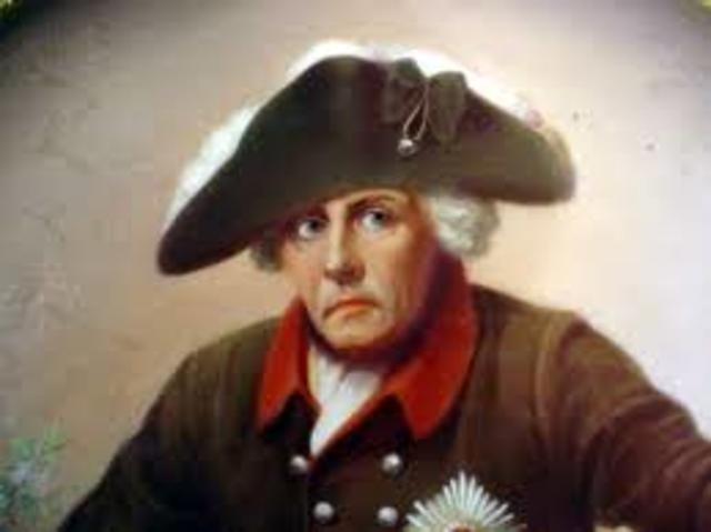 Fredrick begins his reign in Prussia