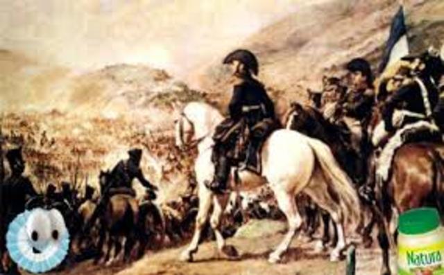 San Martin y su carrera militar .
