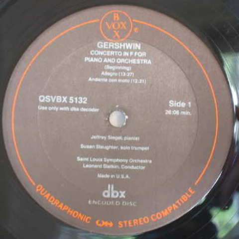 Quadrophonic  records came out in the market