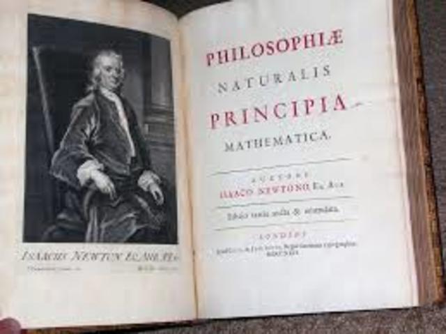 22 - Isaac Newton published his laws of gravity in Mathematical Principles of Natural Philosophy