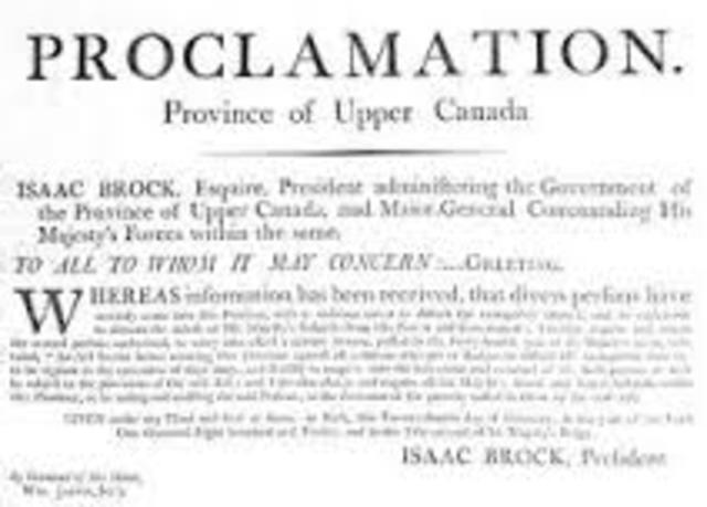 Hull’s Proclamation