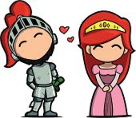 picture symboizing the middle english (medieval) period