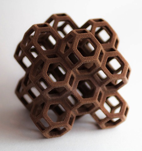 3D-printed chocolate