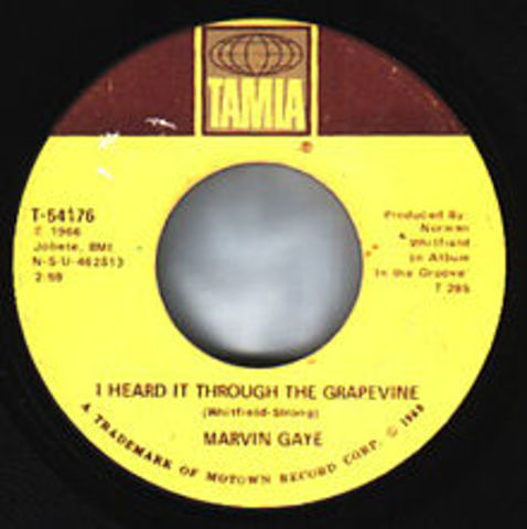 Marvin Gaye- "I Heard it Through the Grapevine"
