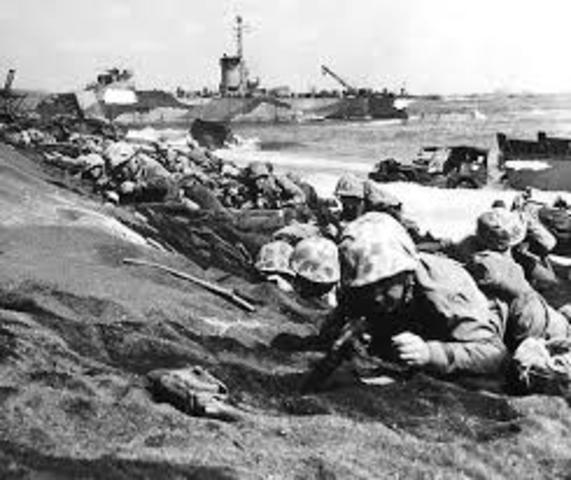 Marines Land at Iwo Jima