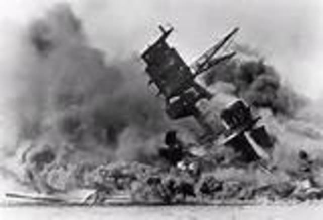 Japanese attack at Pearl Harbor