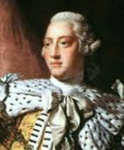 George the third beocmes the King of Great Britain