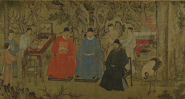 Elegant Gathering in the Apricot Garden