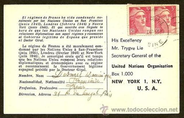 Condenma  ONU Règim Franquista (El Khattabi)