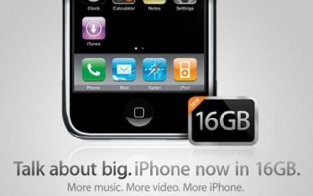 16GB iPhone Released