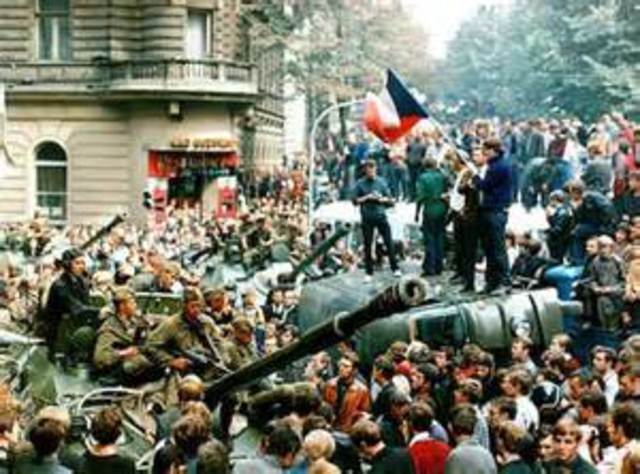 Soviets stop Czech uprising