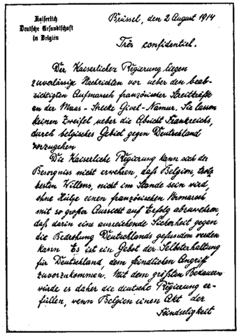 German ultimatum to Poland