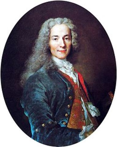 Voltaire is Exiled to England