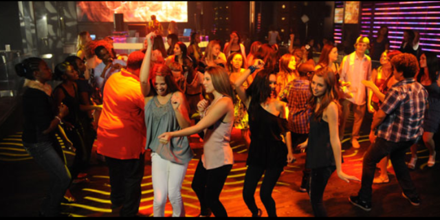 Nore, Gabe, and Josie go to the Teen Dance Machine