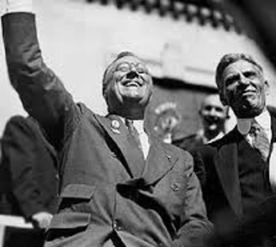 Election of FDR runs for third term.