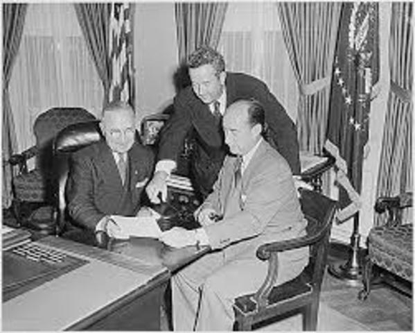 FDR dies suddenly & vice presindet, Harry Truman takes over