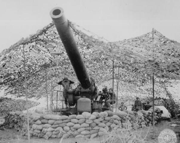 First attack toward Cassino, Italy