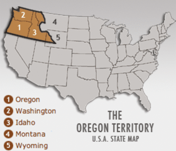 Oregon Territory part of US