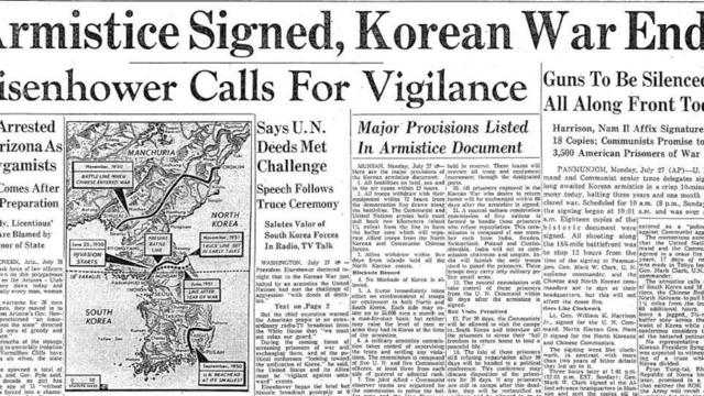 Korean War Ends