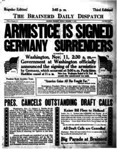 The Signing of the Armistice