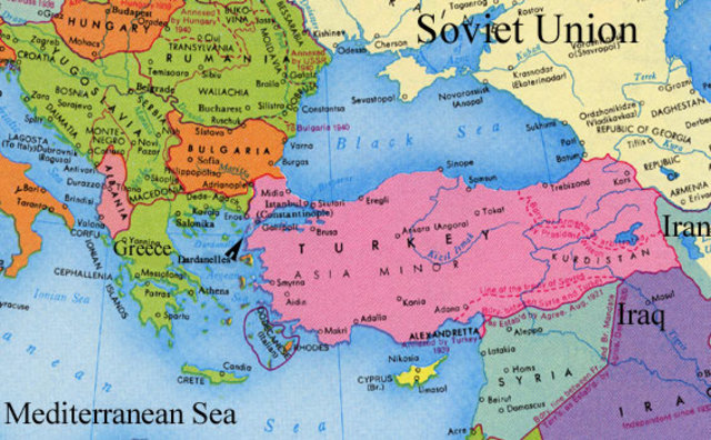 Greece and Turkey Struggle