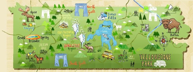 Yellowstone National Park established by Congress