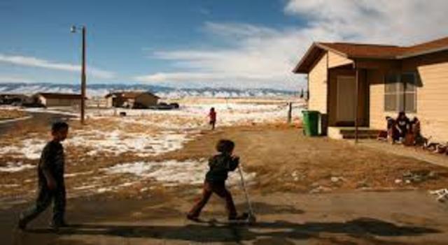 First Native American Reservation Created