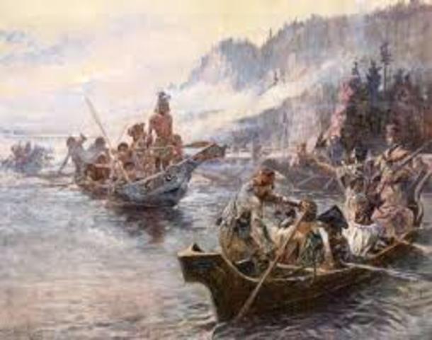 Louis and Clark expedition- 1806
