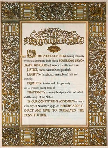 India's Constitution Was Passed