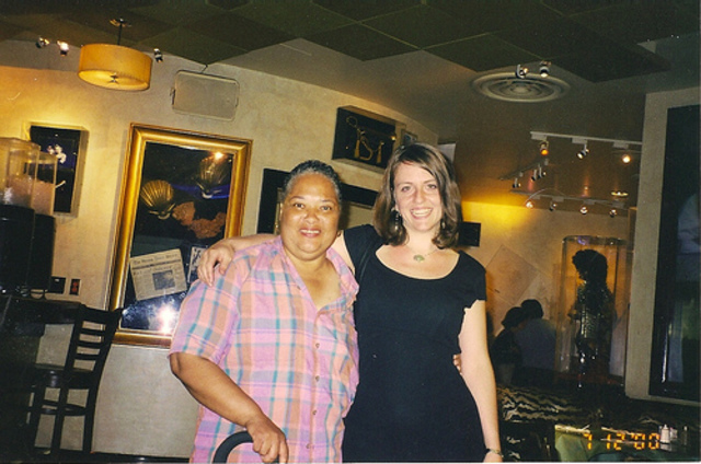 Deborah and Rebecca meet for the first time