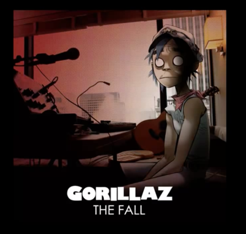Gorillaz record with iPad