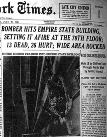 Plane Crashes into Empire State Building