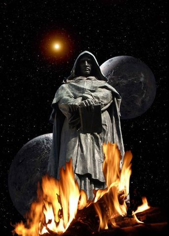 Bruno viene arso vivo