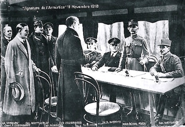Germany signs the Armistice