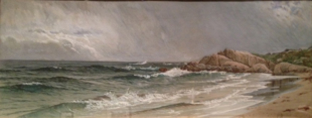 Study from Nature: A showery Day on the Coast- Alfred Thompson Bricher