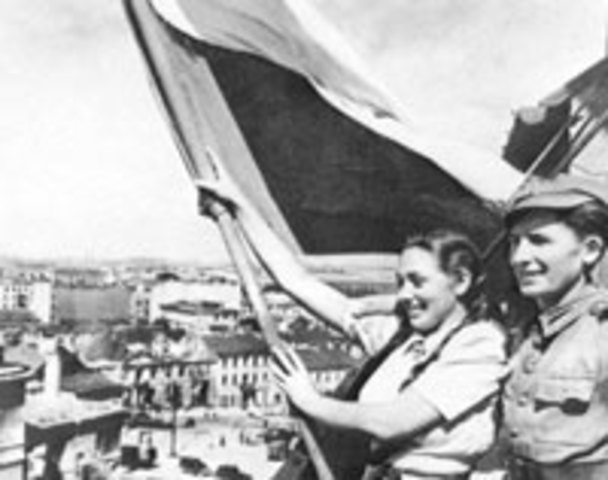 Советские войска вступили на территорию Польши