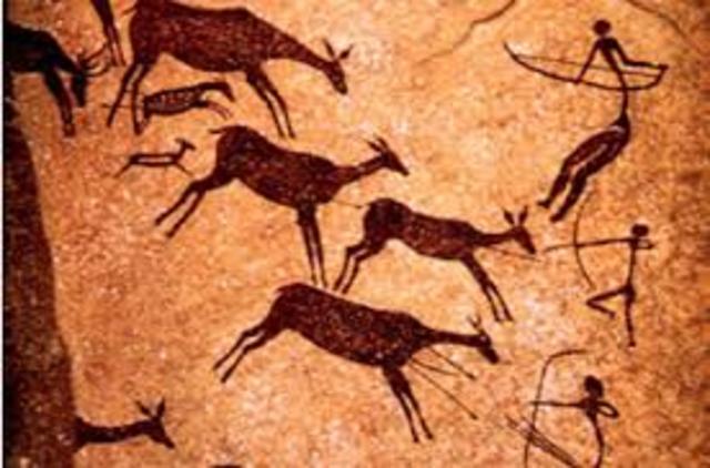 Edad Prehistórica: 7000 a. C. Pintura rupestre