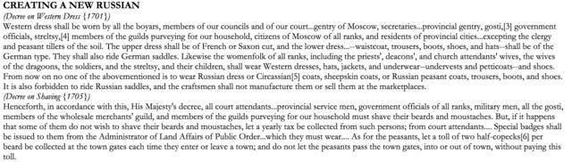 The History of Trousers: Creating a New Russian