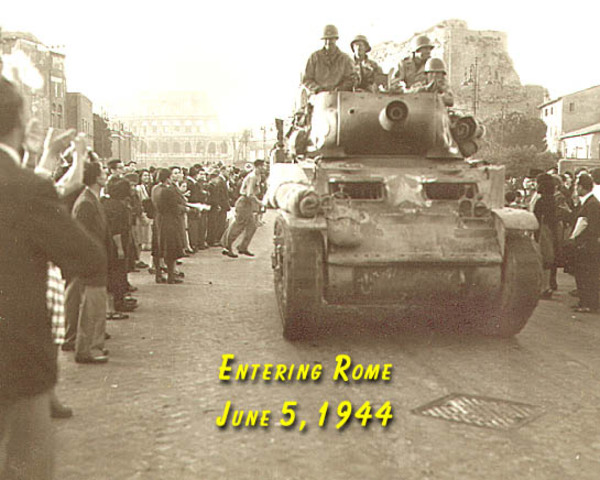 Allies enter Rome