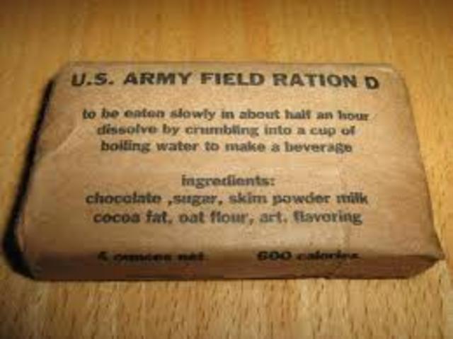 Chocolate as Rations