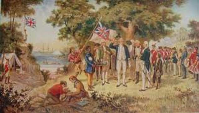 James Cook claimed Australia for Britain